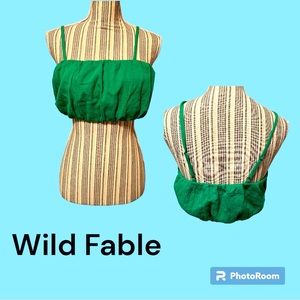 Bin 1, 66: Wild fable crop top. EUC. Sz m